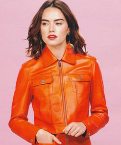 Daisy Ridley Orange Jacket