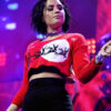 Demi Lovato Red Sweater