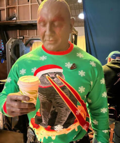 Drax The Destroyer Green Sweater