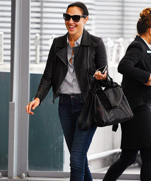 Gal Gadot Biker Jacket