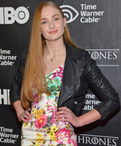 Sophie Turner Black Jacket