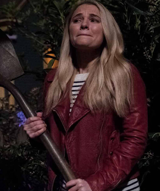 Madison Iseman Maroon Jacket