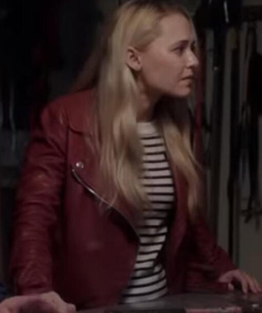 Madison Iseman Maroon Jacket