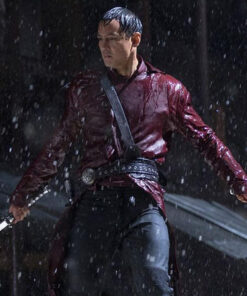 Daniel Wu Red Coat