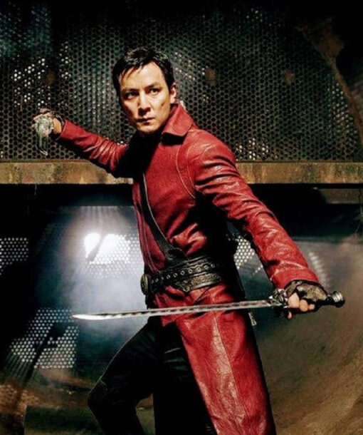 Daniel Wu Red Coat