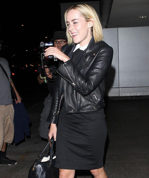 Jena Malone Black Jacket