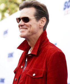 Jim Carrey Suede Leather Jacket