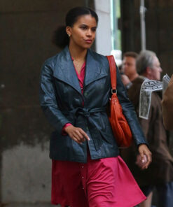 Zazie Beetz Grey Jacket