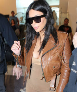 Kim Kardashian Biker Jacket