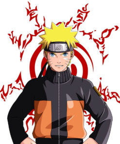 Naruto Uzumaki Puffer Jacket