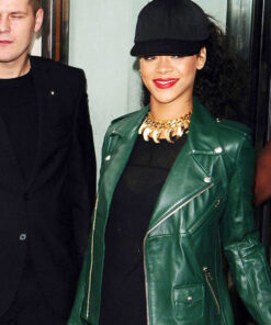 Rihanna Green Jacket