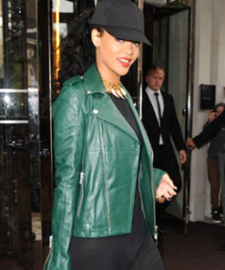 Rihanna Green Jacket