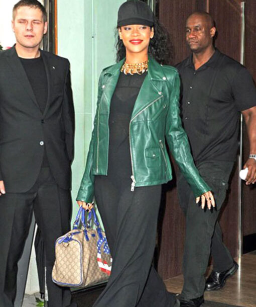 Rihanna Green Jacket