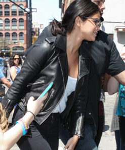 Selena Gomez Biker Jacket