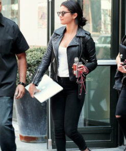 Selena Gomez Biker Jacket