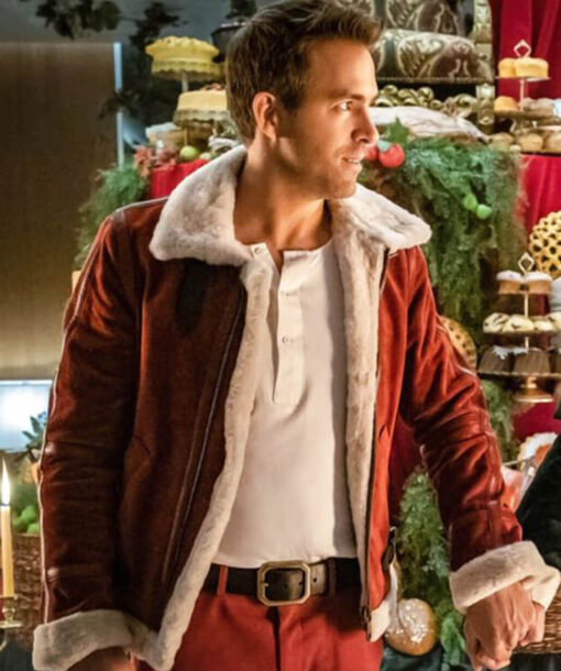 Ryan Reynolds Suede Leather Jacket