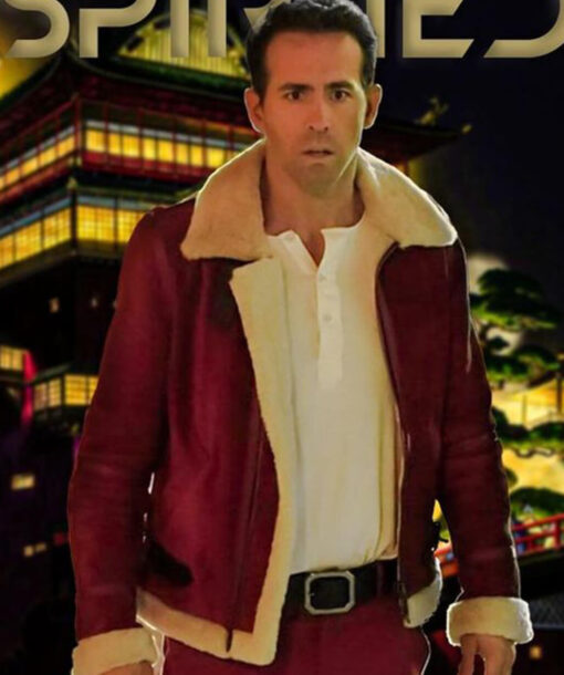 Ryan Reynolds Suede Leather Jacket