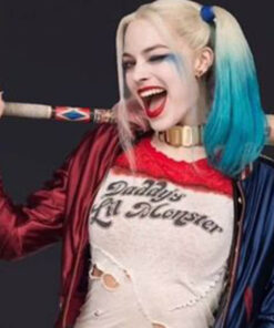 Harley Quinn Satin Jacket