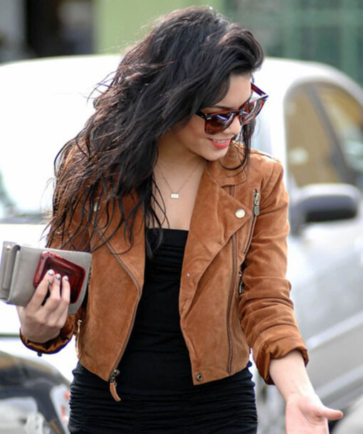 Vanessa Hudgens Suede Leather Jacket