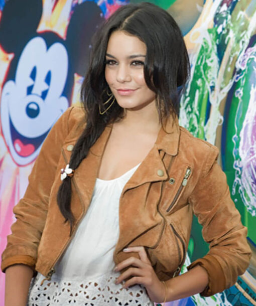 Vanessa Hudgens Suede Leather Jacket