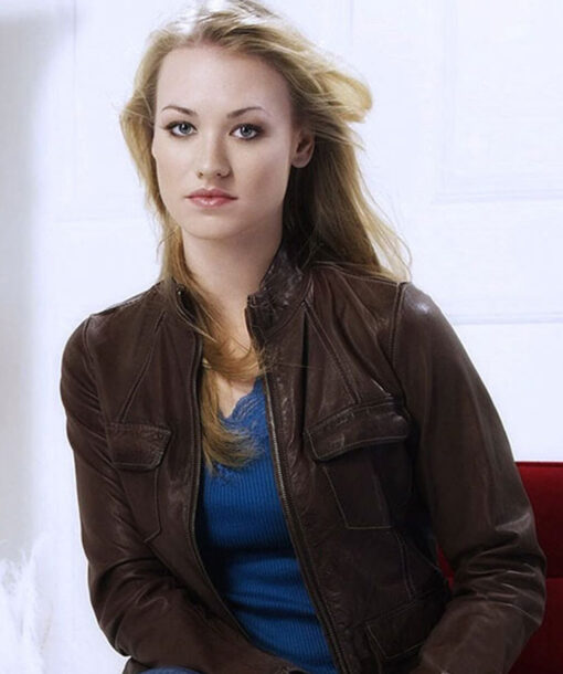 Yvonne Strahovski Brown Jacket