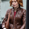 Alicia Witt Brown Jacket