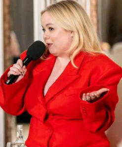 Nicola Coughlan Red Blazer