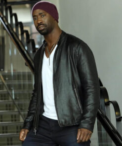 Amenadiel Black Leather Jacket