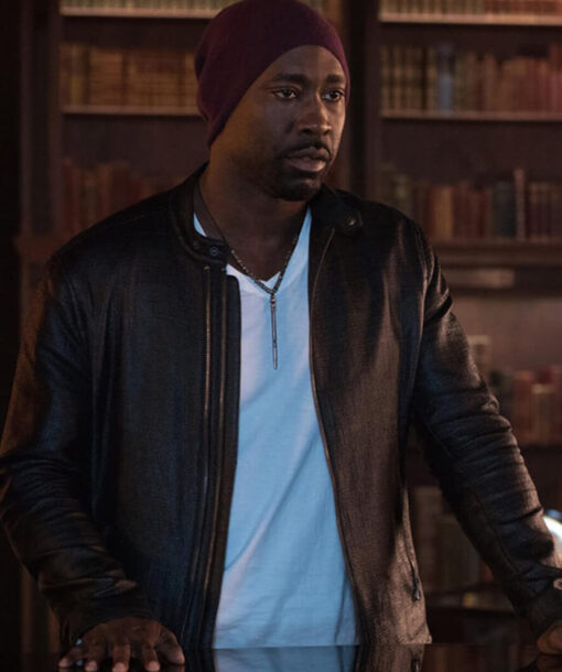 Amenadiel Black Leather Jacket