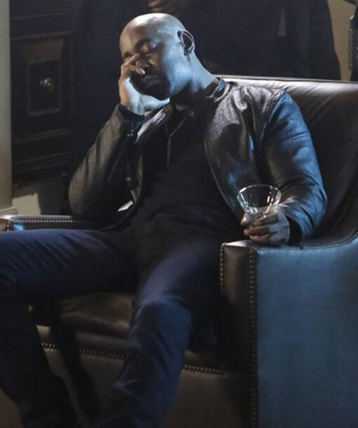 Amenadiel Black Leather Jacket