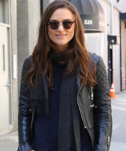 Keira Knightley Quilted Jacket