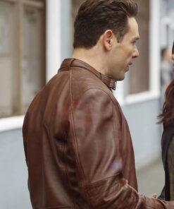 Dan Brown Leather Jacket