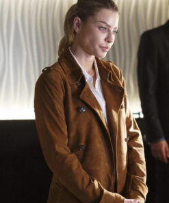 Chloe Decker Suede Leather Coat