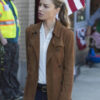 Chloe Decker Suede Leather Coat