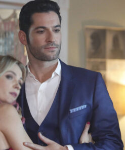 Tom Ellis Blue Blazer