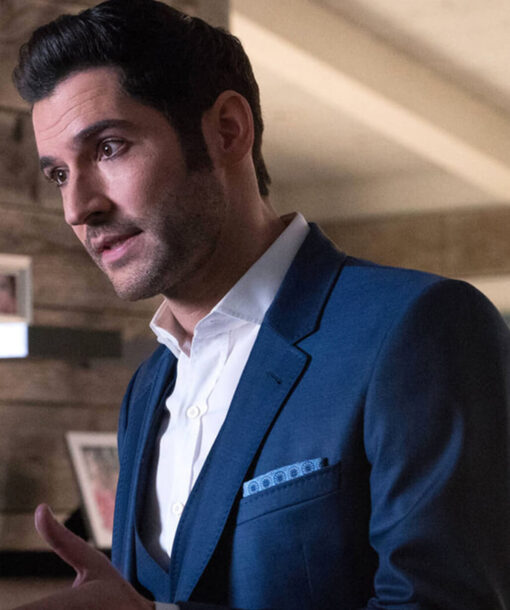 Tom Ellis Blue Blazer