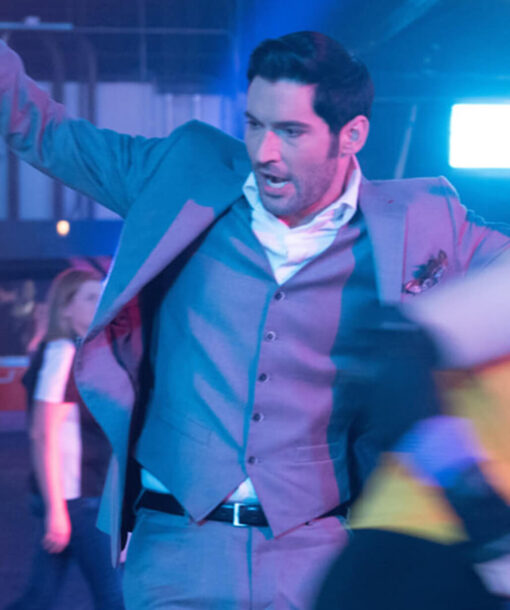 Tom Ellis Grey Blazer