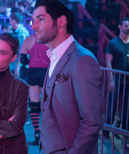 Tom Ellis Grey Blazer