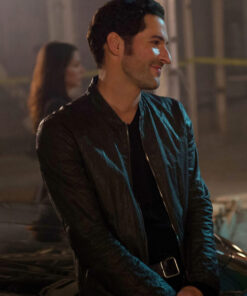 Lucifer Black Leather Jacket