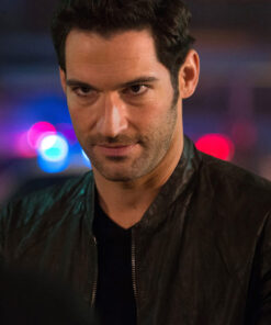 Lucifer Black Leather Jacket