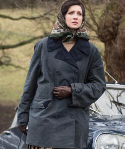 Claire Fraser Black Coat