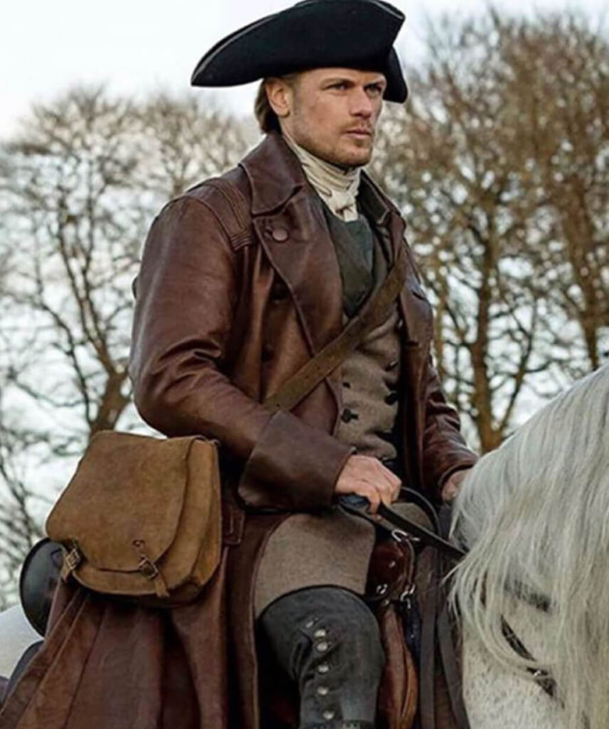 Outlander S7 Jamie Fraser Leather Coat