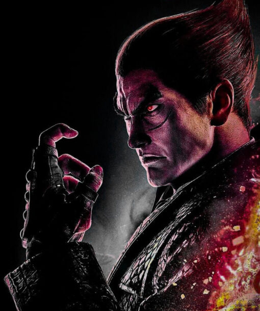 Kazuya Mishima Purple Coat