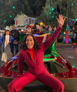 Tracee Ellis Ross Red Tracksuit