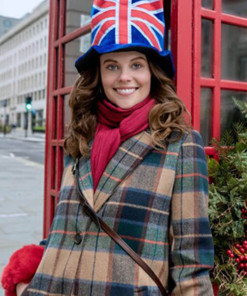 Georgia Bright Plaid Coat