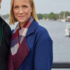 Jessy Schram Blue Coat