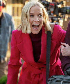 Jessy Schram Trench Coat