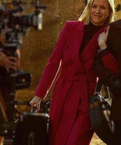 Jessy Schram Trench Coat