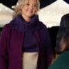 Patti Murin Purple Coat