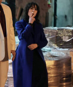 Sofia Falcone Blue Coat